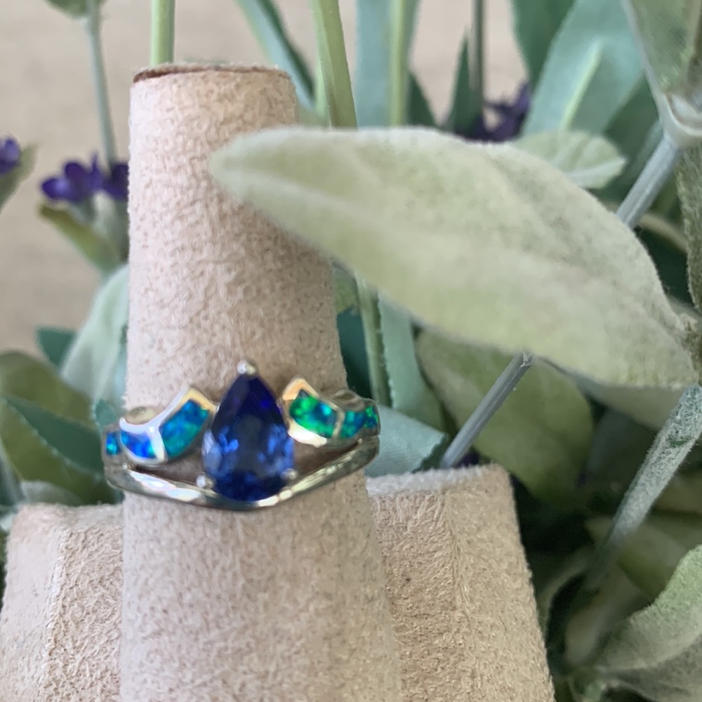 ✅Firm Price✅Tanzanite Opal Ring